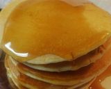 A picture of step 4 of Peanut Butter Pancakes.