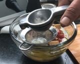 A picture of step 3 of Abalone cocktail.