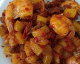 Foto langkah ke 5 dari resep BALADO kentang, ampela dan udang.