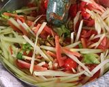 A picture of step 2 of Healthy Green papaya salad.