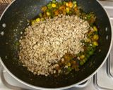 A picture of step 4 of Masala Oats.
