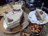تارت طبقات بكريمة الكراميل