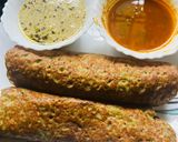 A picture of step 8 of Sprouted Dosa with Green Chutney Full meal,with Rich Protins and vegetable.