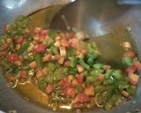 A picture of step 4 of Gobhi Manchurian.