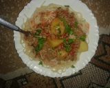 A picture of step 11 of Spaghetti,minced meat potatoes.