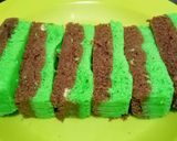 Foto langkah ke 9 dari resep Bolu Kukus Pandan Kopi Mocca.