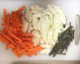 A picture of step 1 of My family's New Year Soup.