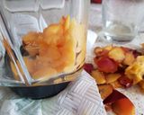 A picture of step 1 of My Peach Juice ☺.