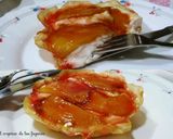 Foto del paso 3 de la receta: Canastillas de caqui sobre mus de queso