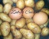 A picture of step 1 of Ardeve(potato salad).