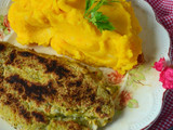 Milanesas ahumadas de berenjena rellenas de queso🍆