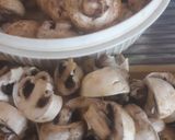 A picture of step 3 of Sautéed Mushrooms with Onions.