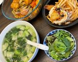 Hình bước làm 3 của món Canh mướp mồng tơi
