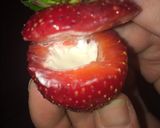 Foto del paso 3 de la receta: Frutillas rellenas de crema batida