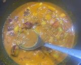 A picture of step 2 of Kathiyawadi lili dungdi gathiya nu saak.