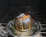 Foto del paso 4 de la receta: Arroz dulce con pasas en calabaza (receta árabe)