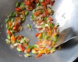 Foto langkah ke 3 dari resep Sambel setan,oncom,Pete,lenca.