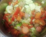 Foto del paso 4 de la receta: Noodles de arroz con pollo y verduras 🍜 🌶️🥒