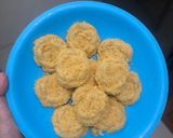 Foto langkah ke 4 dari resep Nugget ayam MPASI 1+ (ayam, wortel, kembang kol, keju).