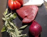 Foto del passaggio 1 della ricetta Tonno al burro e salvia