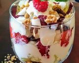 A picture of step 1 of Gorgeous Granola Muskmelon fruity delight.