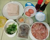 Foto langkah ke 1 dari resep Pangsit ayam udang kukus.