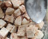 A picture of step 2 of Chilli Paneer.