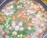 Hình bước làm 2 của món Bánh canh phồng tôm