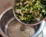 A picture of step 3 of Bottle gourd bhartha.