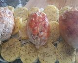 Foto del paso 2 de la receta Mini redondo de pollo con jamón dulce y queso