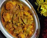 सिम आलू की सरसों वाली सब्जी। रेसिपी चरण 9 फोटो