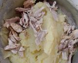 A picture of step 2 of Alo chicken kabab.