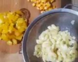 A picture of step 1 of Mexican Salad Rolls.