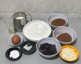 Foto langkah ke 1 dari resep Mochi Cake Double Chocolate.