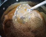 A picture of step 3 of Pharaira Daliya in leftover Salan.