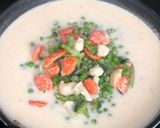 Une image de l'étape 2 de Coquillettes à la crème.