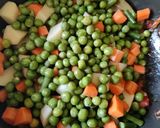 A picture of step 2 of Mix Vegetable Korma.
