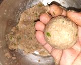 A picture of step 2 of Rice flower dumplings/chawal ke ful.
