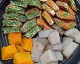 Foto langkah ke 1 dari resep Martabak sayur diet tanpa tepung gula minyak.