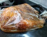 Фото кроку 6 до Домашняя целая курица запечённая в рукаве.