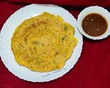 A picture of step 4 of Adai dosa.