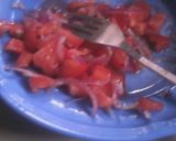 A picture of step 6 of Mashed matoke with kachumbali.