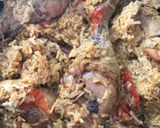 Gambar langkah 7 resipi Nasi Briyani Ayam.