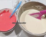 Foto langkah ke 3 dari resep Bolu twister merah putih.