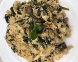 Foto del paso 7 de la receta Arroz con espinacas, pollo y champiñones