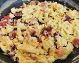 Foto del paso 4 de la receta: Huevos revueltos con  Jamón Ibérico