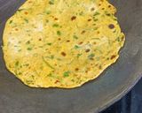 A picture of step 4 of Methi Thepla.
