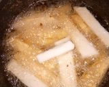 A picture of step 2 of Fried Yam.