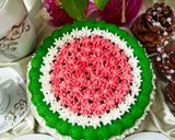 عکس مرحله 4 از دستور 🍉کیک هندوانه (یلدایی)🍉