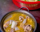 Hình bước làm 8 của món Lẩu gà nòi